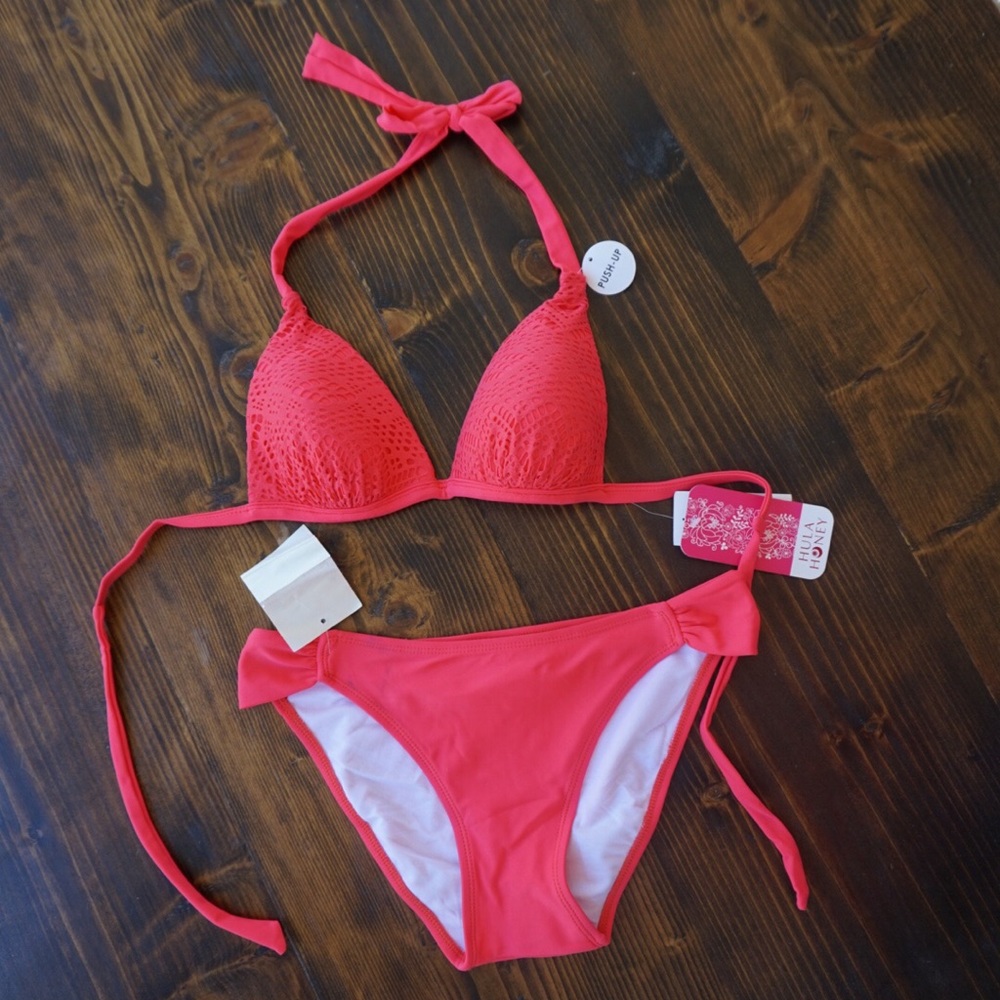❤️🌺HULA HONEY RED BIKINI❤️🌺